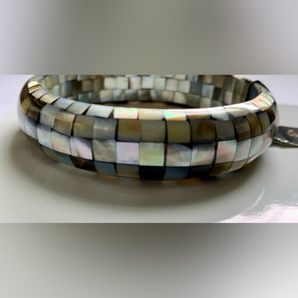 🐚Natural Genuine Abalone Shell Bracelet by Cookie Lee - Picture 5 of 9